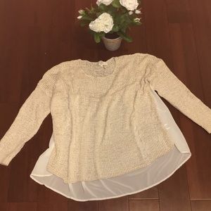Beige Fashion Sweater